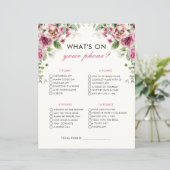 Garden Party Wat op je telefoon Vrijgezellenfeest  (Staand voorkant)