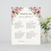 Garden Party Wat op je telefoon Vrijgezellenfeest  (Staand voorkant)