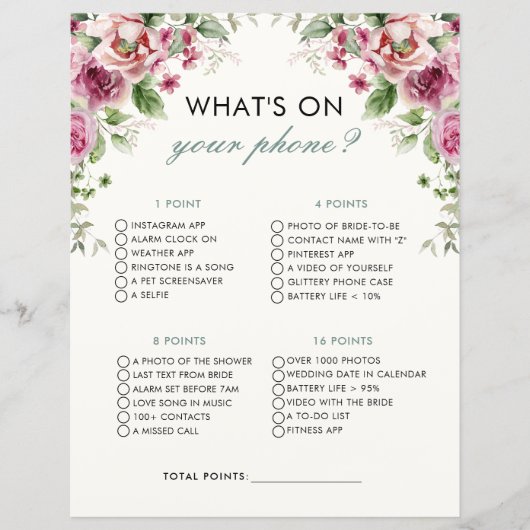 Garden Party Wat op je telefoon Vrijgezellenfeest  (Voorkant)