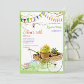 Garden Party Waterverf Kaart (Staand voorkant)