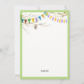 Garden Party Waterverf Kaart (Achterkant)