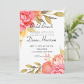 Garden Party Wedding Shower Kaart (Staand voorkant)