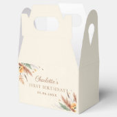 Garden Party Wildflower Bloemen 1e verjaardag Bedankdoosjes (Geopend)