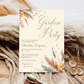 Garden Party Wildflower Bloemen 1e verjaardag Kaart