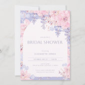 Garden Party Wisteria Bridal Shower Kaart (Voorkant)