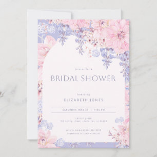 Garden Party Wisteria Bridal Shower Kaart