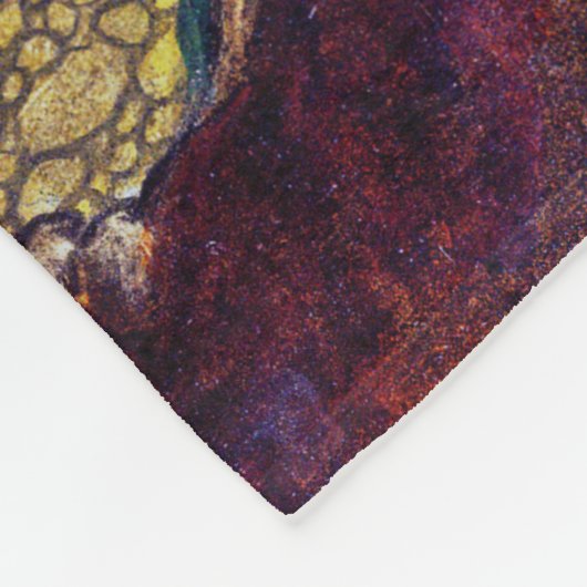 Garden Party with Dog & Cat, Jessie Willcox Smith Fleece Deken (Hoek)