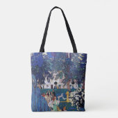 Garden Party with Dog & Cat, Jessie Willcox Smith Tote Bag (Achterkant)