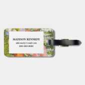 Garden Pastels Bagagelabel (Achterkant horizontaal)