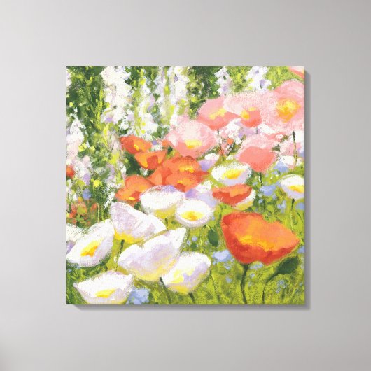 Garden Pastels Canvas Afdruk (Voorkant)