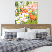 Garden Pastels Canvas Afdruk (Insitu (Slaapkamer))