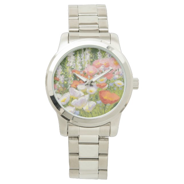 Garden Pastels Horloge (Voorkant)