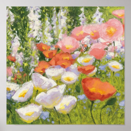 Garden Pastels Poster (Voorkant)