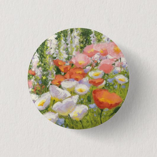 Garden Pastels Ronde Button 3,2 Cm (Voorkant)