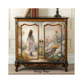 Garden Path Wanderer - Romantische Bloemen Decoupa Tissuepapier