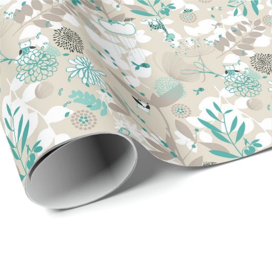 Garden Pattern Cadeaupapier (Rol Hoek)