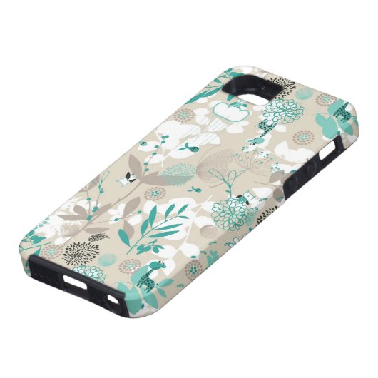 Garden Pattern Case-Mate iPhone Case (Onderkant)