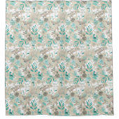 Garden Pattern Douchegordijn (Voorkant)