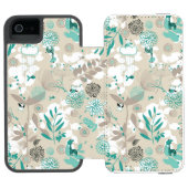 Garden Pattern Incipio iPhone Portemonnee Hoesje (Agenda Open)