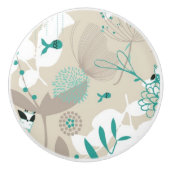 Garden Pattern Keramische Knop (Voorkant)