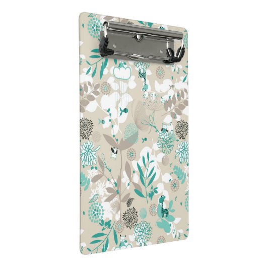 Garden Pattern Mini Klembord (Schuin)