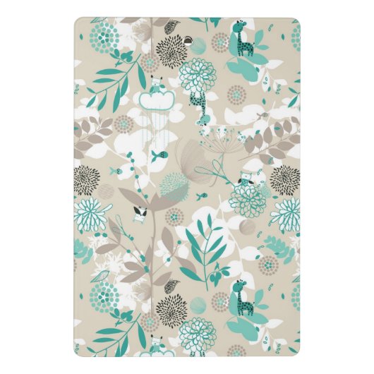 Garden Pattern Mini Klembord (Achterkant)