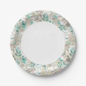 Garden Pattern Papieren Bordje (Voorkant)