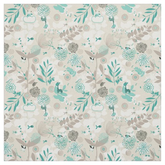 Garden Pattern Stof (Swatch)