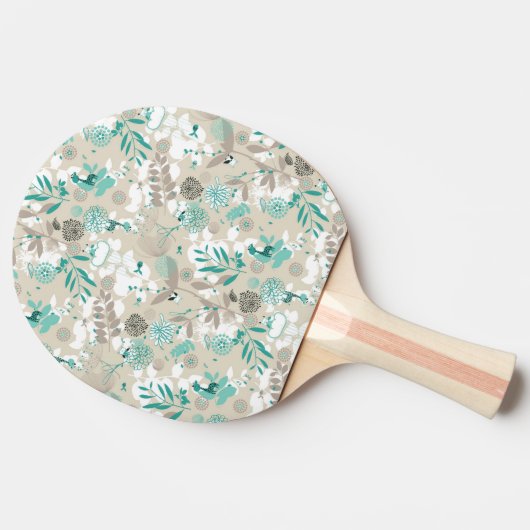 Garden Pattern Tafeltennisbatje (Zijkant)