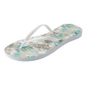 Garden Pattern Teenslippers (Schuin)