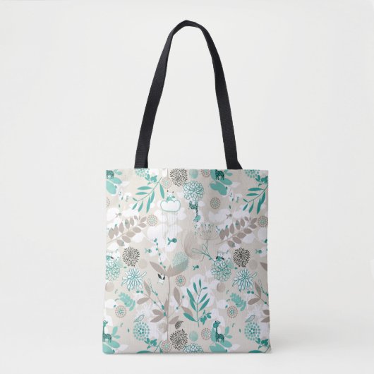 Garden Pattern Tote Bag (Voorkant)