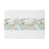 Garden Pattern Uitnodigingen Wikkel (Achterkant Voorbeeld)