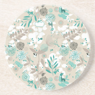 Garden Pattern Zandsteen Onderzetter