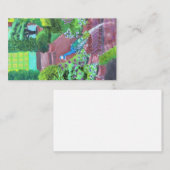 Garden Peacock Visitekaartje (Voorkant / Achterkant)