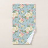 Garden Peony Floral Pattern Bad Handdoek (Handdoek)