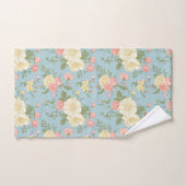 Garden Peony Floral Pattern Bad Handdoek (Handdoek)
