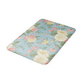 Garden Peony Floral Pattern Badmat (Gekanteld)
