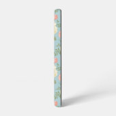 Garden Peony Floral Pattern Samsung Galaxy Hoesje (Linkerkant)