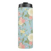 Garden Peony Floral Pattern Thermosbeker (Voorkant)