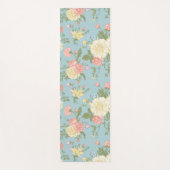 Garden Peony Floral Pattern Yogamat (Voorkant)