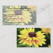 Garden Perfection - Black Eyed Susan Visitekaartje (Voorkant / Achterkant)