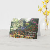 Garden Personalized Husband Wedding Jubileum Kaart (Gele Bloem)