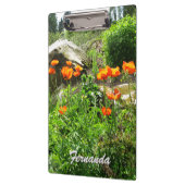 Garden Photo Lush Park Spring Poppies any Text Klembord (Links)