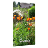 Garden Photo Lush Park Spring Poppies any Text Klembord (Rechts)