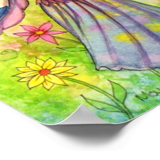 Garden Pixie Fairy Poster (Hoek)