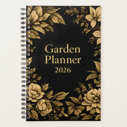 🌿✨ Garden Planner 2026 🖤🌼 (Voorkant)