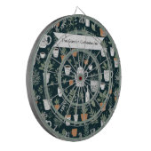 Garden Plants and Coffee Personalized Dartbord (Voorkant Links)