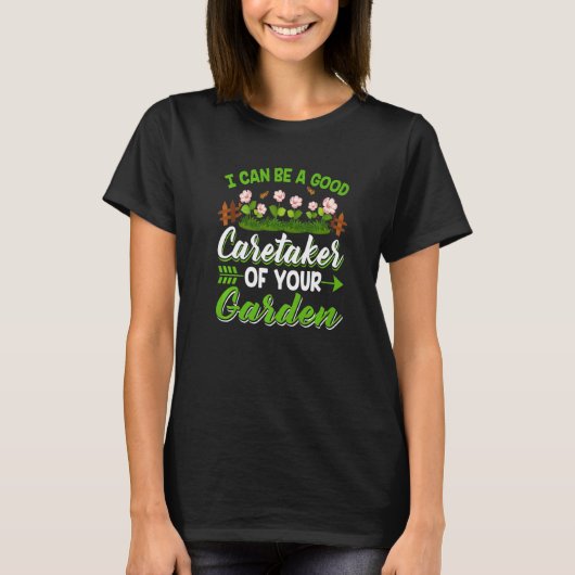 Garden Plants Graphic Saying Gardening T-shirt (Voorkant)