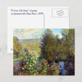 Garden Pond door Monet Briefkaart (Voorkant / Achterkant)