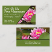 Garden Pond Maintenance Visitekaartje (Voorkant / Achterkant)
